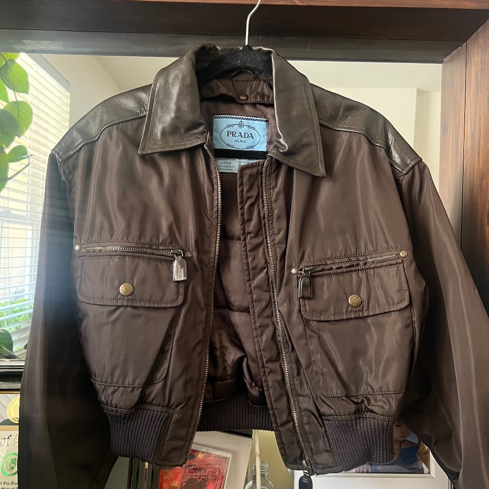 Vintage Prada Bomber Jacket